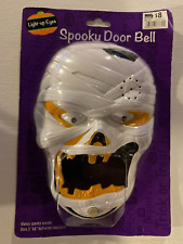 VINTAGE Halloween Spooky Doorbell MUMMY Motion Activated NEW SEALED OLD STOCK picture