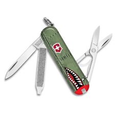 VICTORINOX SWISS ARMY KNIVES SHARK MOUTH MILITARY FIGHTER JET CLASSIC SD KNIFE picture