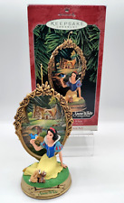 Vintage Disney Hallmark Snow White Enchanted Memories Ornament 1998 picture