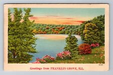 Franklin Grove IL-Illinois, General Greeting, c1946 Antique Vintage Postcard picture