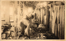 Sheep Shearing Miles City Montana RPPC Unposted Postcard Wesley Andrews picture
