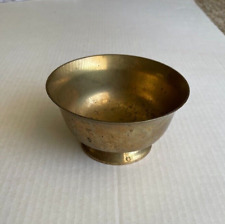 Vintage Decorative Brass Bowl Made in India Width 4.8