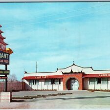 c1960s Amarillo, TX Ding How Restaurant Chinese Food Dexter Chrome Postcard A216 picture