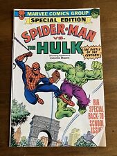 RARE SPECIAL EDITION SPIDER-MAN VS. THE HULK ~ COLUMBUS DISPATCH - 1979 MARVEL picture