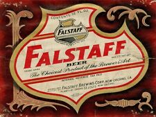 Falstaff Beer Label 12