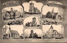 Postcard Fort Morgan Colorado Multi Churches 1914 Be picture