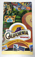 2001 DISNEY CALIFORNIA ADVENTURE GRAND OPENING FEB. 8th FOLDED MAP picture