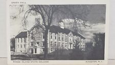 RPPC Rhode Island State College Green Hall  Posted Divided Back 1939 picture