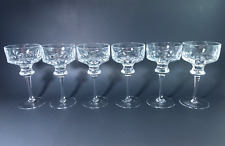 Set Of (6 ) Moser Karlsbad Champagne/Tall Sherbet  Crystal Glasses picture
