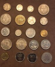 1886-1989-20 Coins-South America-Brazil,Argentina,Chile,Uruguay,Colombia,Ecuador picture