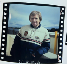 UK1-1374 Derek Bell British international racing driver 2x2 color transparency picture