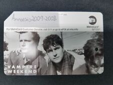 Vampire Weekend Only God Was Above Us Limited Edition Band Picture Metrocard picture