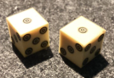 RARE Older illegal Taylor and Company bulls eye pips dice pair picture