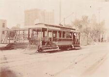 Antique Photo of a Trolley Train Car in Denver Colorado July 3rd 1902 picture