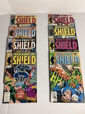 Nick Fury Agent of SHIELD Comics Vintage lot of 8 Marvel 1991-1993 bagged board picture