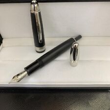 Luxury Mb149 Series Matte Black + Silver Clip M nib Fountain Pen picture
