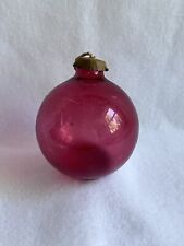 Vintage WWII Era Shiny Brite - Red Unsilvered Christmas Ornament Paper  Cap - picture