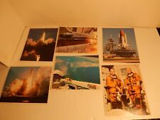 NASA Space Program Collection Columbia Space Shuttle STS-3 Laser Photo Art Set 6 picture