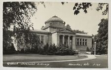 Gilbert Simmon's Library Kenosha Wisconsin WI RPPC Real Photo Vintage Postcard picture