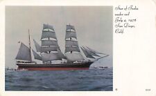 RPPC Star of India under Sail July 4, 1976 San Diego California CA Postcard picture