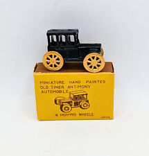 Vintage Miniature Hand Painted Old Timer Antimony Automobile Japan picture