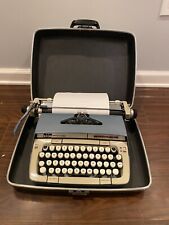 SCM Smith-Corona Classic 12 Vintage Portable Typewriter Working Black Ink TESTED picture