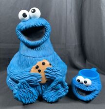 ✨Vintage Applause Cookie Monster Jar 1997 Vinyl Sesame Street 11