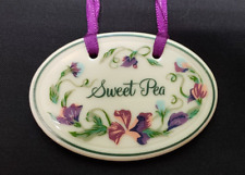 Longaberger 1996 May Series Sweet Pea Basket Tie -On  picture