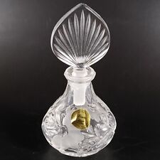 Vintage PRINCESS HOUSE Crystal HERITAGE ROMANCE Floral Cut Perfume Bottle picture