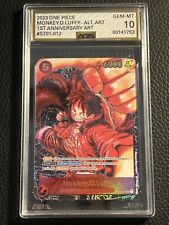 2023 One Piece OP05 1st Anniversary #012 Monkey D. Luffy AGS 10 GEM MINT picture