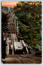Incline Railway Mt Lowe 1900s Los Angeles  CA car men station Postcard picture