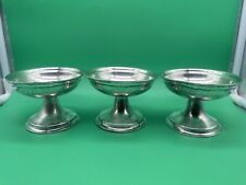 Lot Of 3 Reed&Barton Silver Soldered Vintage Ashtray Made For Sheraton 2801 picture