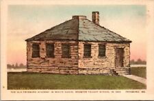 Postcard The Old Fryeburg Academy  Daniel Webster Taught School Hand Colored  picture