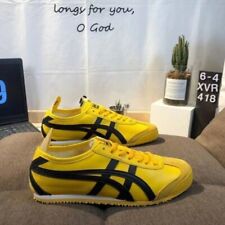 2024New Onitsuka Tiger MEXICO 66 1183C102-751 Yellow Black Unisex Shoes Sports  picture