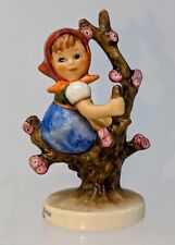 Vin. 4” Goebel Hummel Figurine #141 “Apple Tree Girl” w/ Frulhing, West Germany picture