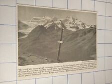 Swiss Alps grand combin range near ear verbia  cross marks local meeting place picture