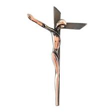 Crucifix with Serpentine Cross Copper Reminder Of The Temptation Of Christ 6 In picture