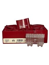 Waterford Crystal 2010 Box Car Ornament  With 2 Enhancers 2010 & 2014 Signed picture