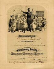 Membership Certificate - 1897 - Early Stocks and Bonds picture