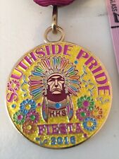 San Antonio TX Southside Pride Fiesta 2016 Medal Pin HHS Harlandale Collectible  picture