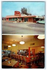 c1960's Cagle's Restaurant Exterior Dining Room Pensacola Florida FL Postcard picture