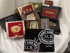 Premium Cigar Box Lot Of 8 - In Stock, Mixed Selection Cigar Boxes Very Nice picture