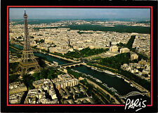 Paris, France The Eiffel Tower - The Seine Postcard Unposted picture