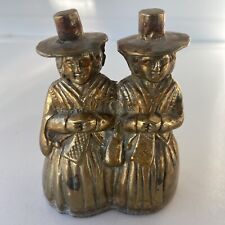 Vintage Brass Bell Puritan Pilgrim Women 3.75