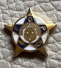FOP FRATERNAL ORDER OF POLICE STAR RARE JUS-FIDUS-LIBERTATUM pin badge lapel picture