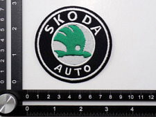 SKODA AUTO EMBROIDERED PATCH IRON/SEW ON ~2-7/8