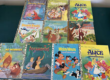 10 Disney Little Golden Books Alice in Wonderland Pocahontas Lion King Mickey picture