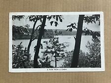 Postcard Pennsylvania PA Lenape Village Tafton Pike County Cabin Camp Lake View picture