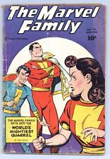 Marvel Family 16 (FR-) Mary Marvel Shazam C.C. Beck 1949 Fawcett Comics Y421 picture