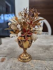 1979 Franklin Mint Imperial Russian Bouquet Carl Faberge Brass Enamel Flowers picture